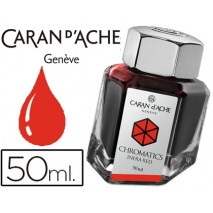 TINTA ESTILOGRAFICA CARAN D'ACHE CHROMATICS DE 50 ML ROJO INFRARROJO