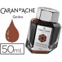 TINTA ESTILOGRAFICA CARAN D'ACHE CHROMATICS DE 50 ML MARRON ORGANICO