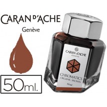 TINTA ESTILOGRAFICA CARAN D'ACHE CHROMATICS DE 50 ML MARRON ORGANICO