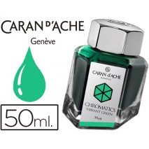 TINTA ESTILOGRAFICA CARAN D'ACHE CHROMATICS DE 50 ML VERDE VIBRANTE