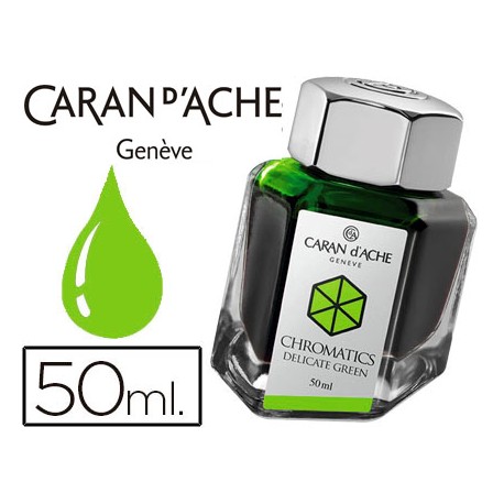 TINTA ESTILOGRAFICA CARAN D'ACHE CHROMATICS DE 50 ML VERDE DELICADO