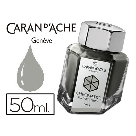 TINTA ESTILOGRAFICA CARAN D'ACHE CHROMATICS DE 50 ML GRIS INFINITO