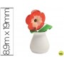PORTARROLLO SOBREMESA SCOTCH FLORERO C37 DE 19 MM X 8,9 MT INCLUYE ROLLO DE CINTA MAGIC