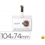 IDENTIFICADOR 3L OFFICE CON PINZA 104X74 MM PACK DE 10 UNIDADES