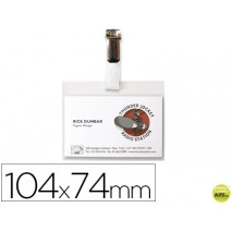 IDENTIFICADOR 3L OFFICE CON PINZA 104X74 MM PACK DE 10 UNIDADES