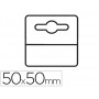 ETIQUETA COLGADOR ADHESIVA 3L OFFICE EN PVC 50X50 MM PACK DE 1000 UNIDADES