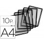 FUNDA PARA PORTACATALOGO TARIFOLD DIN A4 COLOR NEGRO PACK DE 10 UNIDADES