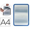 MARCO PORTA ANUNCIOS TARIFOLD MAGNETO DIN A4 DORSO ADHESIVO REMOVIBLE COLOR AZUL PACK DE 2 UNIDADES
