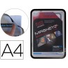 MARCO PORTA ANUNCIOS TARIFOLD MAGNETO DIN A4 CON 4 BANDAS MAGNETICAS EN EL DORSO COLOR NEGRO PACK DE