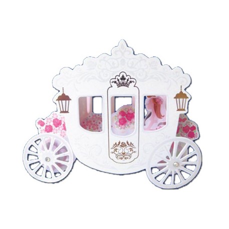 TARJETA POSTAL ARGUVAL CARROZA DE BODA 3D MODELOS SURTIDOS