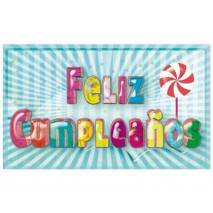 ETIQUETA ARGUVAL FELIZ CUMPLEA½OS MODELO 67 ROLLO DE 250 UNIDADES