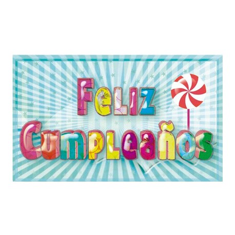 ETIQUETA ARGUVAL FELIZ CUMPLEA½OS MODELO 67 ROLLO DE 250 UNIDADES