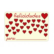 ETIQUETA ARGUVAL HEART MODELO 22 ROLLO DE 250 UNIDADES CATALAN