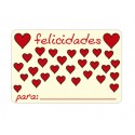 ETIQUETA ARGUVAL HEART MODELO 22 ROLLO DE 250 UNIDADES CATALAN
