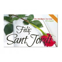 ETIQUETA ARGUVAL SANT JORDI MODELO 78 ROLLO DE 250 UNIDADES CATALAN