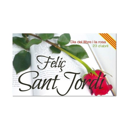 ETIQUETA ARGUVAL SANT JORDI MODELO 78 ROLLO DE 250 UNIDADES CATALAN