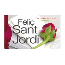 ETIQUETA ARGUVAL SANT JORDI MODELO 80 ROLLO DE 250 UNIDADES CATALAN