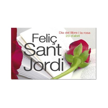 ETIQUETA ARGUVAL SANT JORDI MODELO 80 ROLLO DE 250 UNIDADES CATALAN
