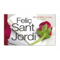 ETIQUETA ARGUVAL SANT JORDI MODELO 80 ROLLO DE 250 UNIDADES CATALAN
