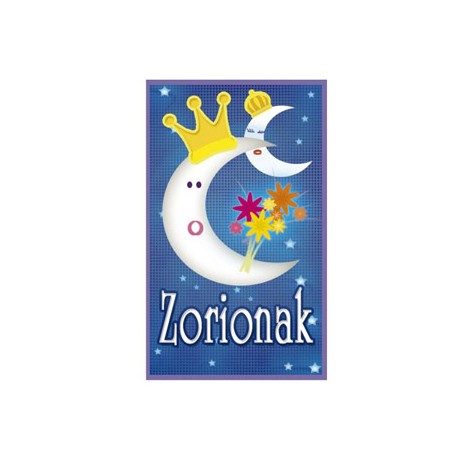 ETIQUETA ARGUVAL ZORIONAK MODELO 73 ROLLO DE 250 UNIDADES EUSKERA
