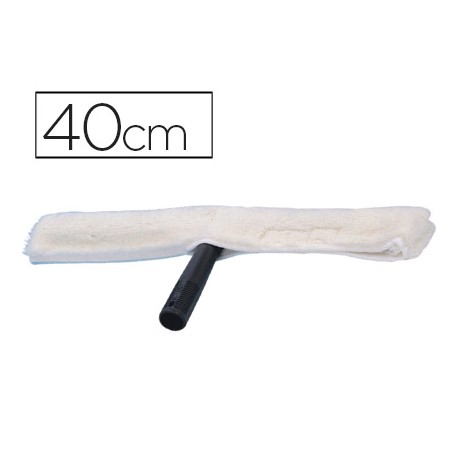 LIMPIAVENTANAS Q-CONNECT INDUSTRIAL MANGO DE PLASTICO Y HOJA LIMPIADORA DE 40 CM DE ANCHO