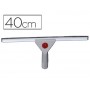 LIMPIAVENTANAS Q-CONNECT INDUSTRIAL MANGO DE ACERO Y HOJA LIMPIADORA DE PLASTICO DE 40 CM DE ANCHO