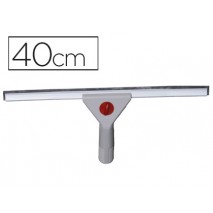 LIMPIAVENTANAS Q-CONNECT INDUSTRIAL MANGO DE ACERO Y HOJA LIMPIADORA DE PLASTICO DE 40 CM DE ANCHO