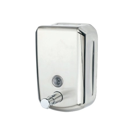 DISPENSADOR MANUAL Q-CONNECT DE JABON 800 ML ACERO INOXIDABLE 178X114X56 MM