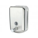DISPENSADOR MANUAL Q-CONNECT DE JABON 800 ML ACERO INOXIDABLE 178X114X56 MM