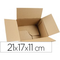 CAJA PARA EMBALAR Q-CONNECT FONDO AUTOMATICO MEDIDAS 210X170X110 MM ESPESOR CARTON 3 MM