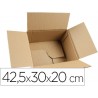 CAJA PARA EMBALAR Q-CONNECT FONDO AUTOMATICO MEDIDAS 425X300X200 MM ESPESOR CARTON 3 MM