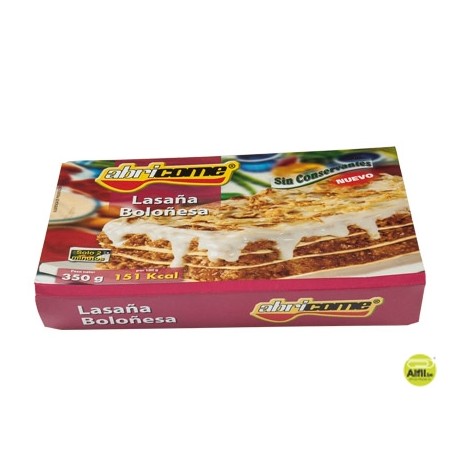 LASAÑA ABRICOME RACION INDIVID UAL CALENTAR EN MICROONDAS Y LISTO 350G