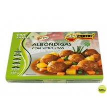 ALBONDIGAS CON VERDURAS ABRICO ME RACION INDIVIDUAL CALENTAR EN MICROONDAS Y LISTO 320G
