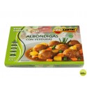 ALBONDIGAS CON VERDURAS ABRICO ME RACION INDIVIDUAL CALENTAR EN MICROONDAS Y LISTO 320G