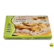 POLLO AL CURRY ABRICOME RACION INDIVIDUAL CALENTAR EN MICROONDAS Y LISTO 320G