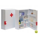BOTIQUIN PLASTICO EXTRADURO CON MATERIAL PARA PRIMEROS AUXILIOS 460X340X150 MM