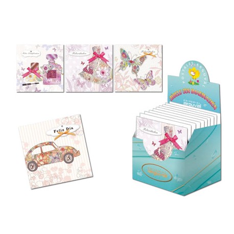 TARJETA POSTAL ARGUVAL PASTEL MODELOS SURTIDOS