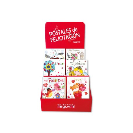 TARJETA POSTAL ARGUVAL RELIEVE MODELOS SURTIDOS
