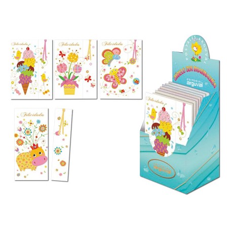 TARJETA POSTAL INFANTIL + PUNTO LECTURA ARGUVAL MODELOS SURTIDOS