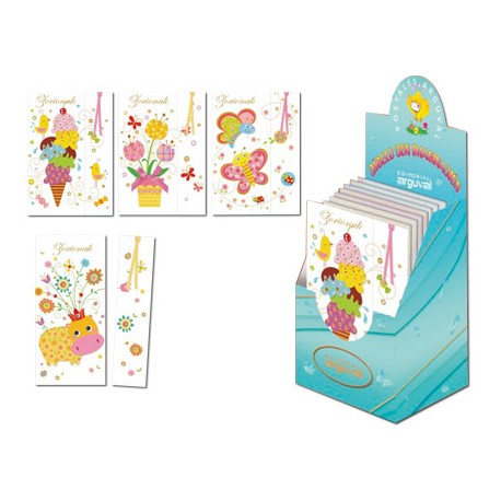 TARJETA POSTAL INFANTIL + PUNTO LECTURA ARGUVAL MODELOS SURTIDOS EUSKERA