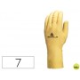 GUANTE DELTAPLUS DE LATEX NATURAL ESPECIAL PARA TRABAJOSDE LIMPIEZA EN GENERAL ANTIALERGICOS TALLA 7