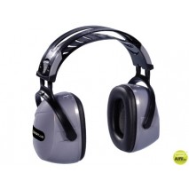 CASCO ANTIRUIDO DELTAPLUS CON OREJERAS AJUSTABLE EN ALTURA NORMA SNR 33 DB COLOR GRIS-NEGRO