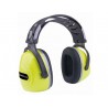 CASCO ANTIRUIDO DELTAPLUS CON OREJERAS AJUSTABLE EN ALTURA NORMA SNR 33 DB COLOR AMARILLO FLUORESCEN