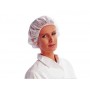 GORRO DELTAPLUS REDONDO POLIPROPILENO COLOR BLANCO TALLA UNICA CAJA DE 100 UNIDADES