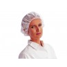 GORRO DELTAPLUS REDONDO POLIPROPILENO COLOR BLANCO TALLA UNICA CAJA DE 100 UNIDADES