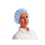 GORRO DELTAPLUS REDONDO POLIPROPILENO COLOR AZUL TALLA UNICA CAJA DE 100 UNIDADES