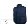CHALECO DELTAPLUS MULTIBOLSILLOS CON CREMALLERA CINTURA ELASTICA PROTEGE RIÑONES COLOR AZUL TALLA S