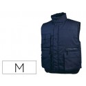 CHALECO DELTAPLUS MULTIBOLSILLOS CON CREMALLERA CINTURA ELASTICA PROTEGE RIÑONES COLOR AZUL TALLA M