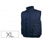 CHALECO DELTAPLUS MULTIBOLSILLOS CON CREMALLERA CINTURA ELASTICA PROTEGE RIÑONES COLOR AZUL TALLA XL