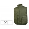 CHALECO DELTAPLUS MULTIBOLSILLOS CON CREMALLERA CINTURA ELASTICA PROTEGE RIÑONES COLOR VERDE TALLA X